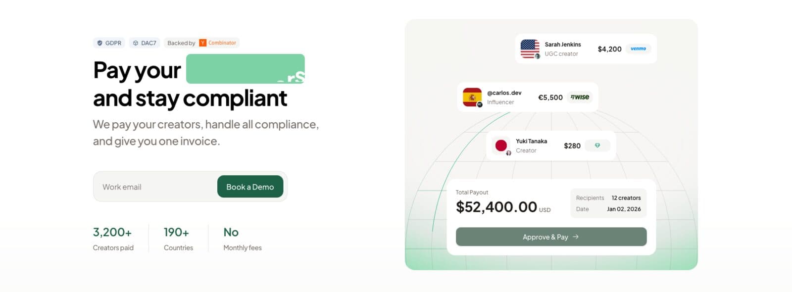 Grade — global creator payouts — case study cover